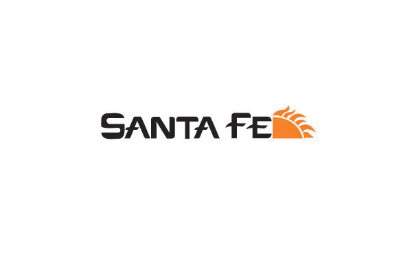 SANTA FEO 商標設(shè)計在最后個字母O上作創(chuàng)意