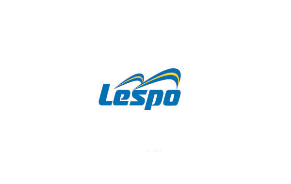 Lespo 品牌標志設計公司作品賞析：右上角兩條環(huán)形向上突起的元素