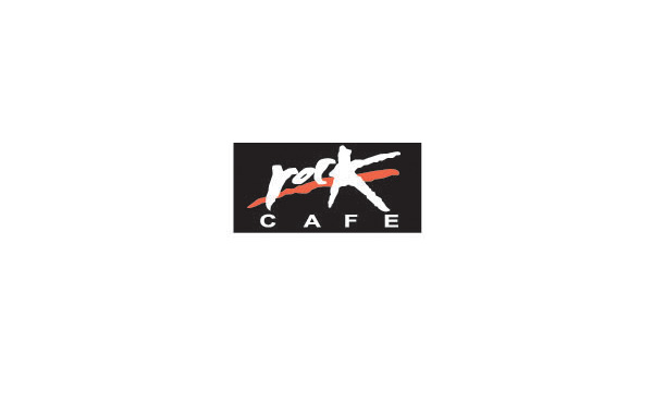ROCK用書(shū)法筆觸的風(fēng)格設(shè)計(jì)出來(lái)，在黑色塊的底上與紅色相搭配的商標(biāo)創(chuàng)意