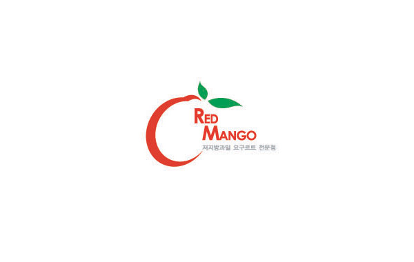 食品logo設(shè)計：一個韓國的果汁logo設(shè)計。logo將水果的輪廓與名稱相結(jié)合