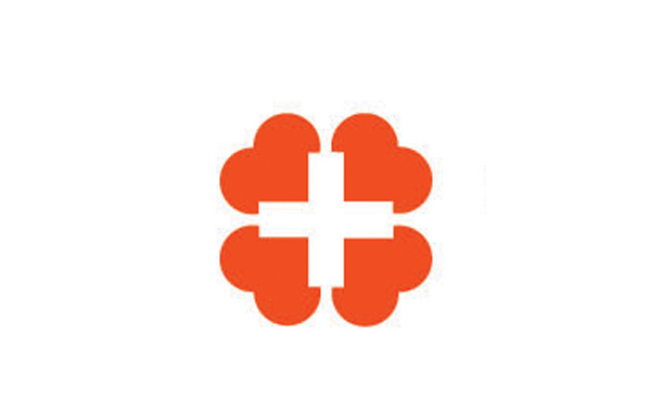 醫(yī)院logo設(shè)計(jì)：以愛心與十字為設(shè)計(jì)元素