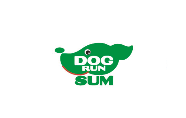 狗狗訓(xùn)練logo設(shè)計(jì)：以狗狗頭部的卡通形象為設(shè)計(jì)元素