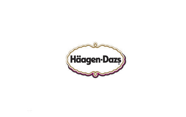 全球著名哈根達斯的logo設計，logo整體很簡單，只利用了英文字母與簡單的圖案構成，而其標志卻顯現(xiàn)出一種獨特的高貴氣質