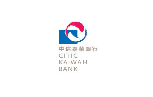 中信嘉華銀行l(wèi)ogo設(shè)計(jì)。logo中與圓形與方形為設(shè)計(jì)元素