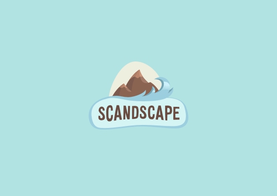 SCANDSCAPE國外冰淇淋公司LOGO設(shè)計