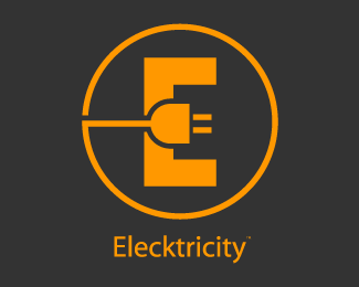 Elecktricity英文公司LOGO設(shè)計(jì)