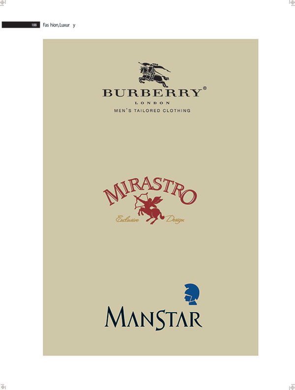 BURBERRY騎士男裝品牌標志設計