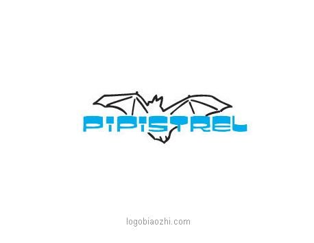 PIPISTREL蝙蝠標志設計