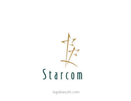Starcom與兩個(gè)星星的標(biāo)志