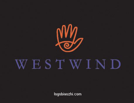 WESTWIND手掌創(chuàng)意標(biāo)志