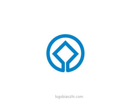 藍色圓形與正方形的結(jié)合
