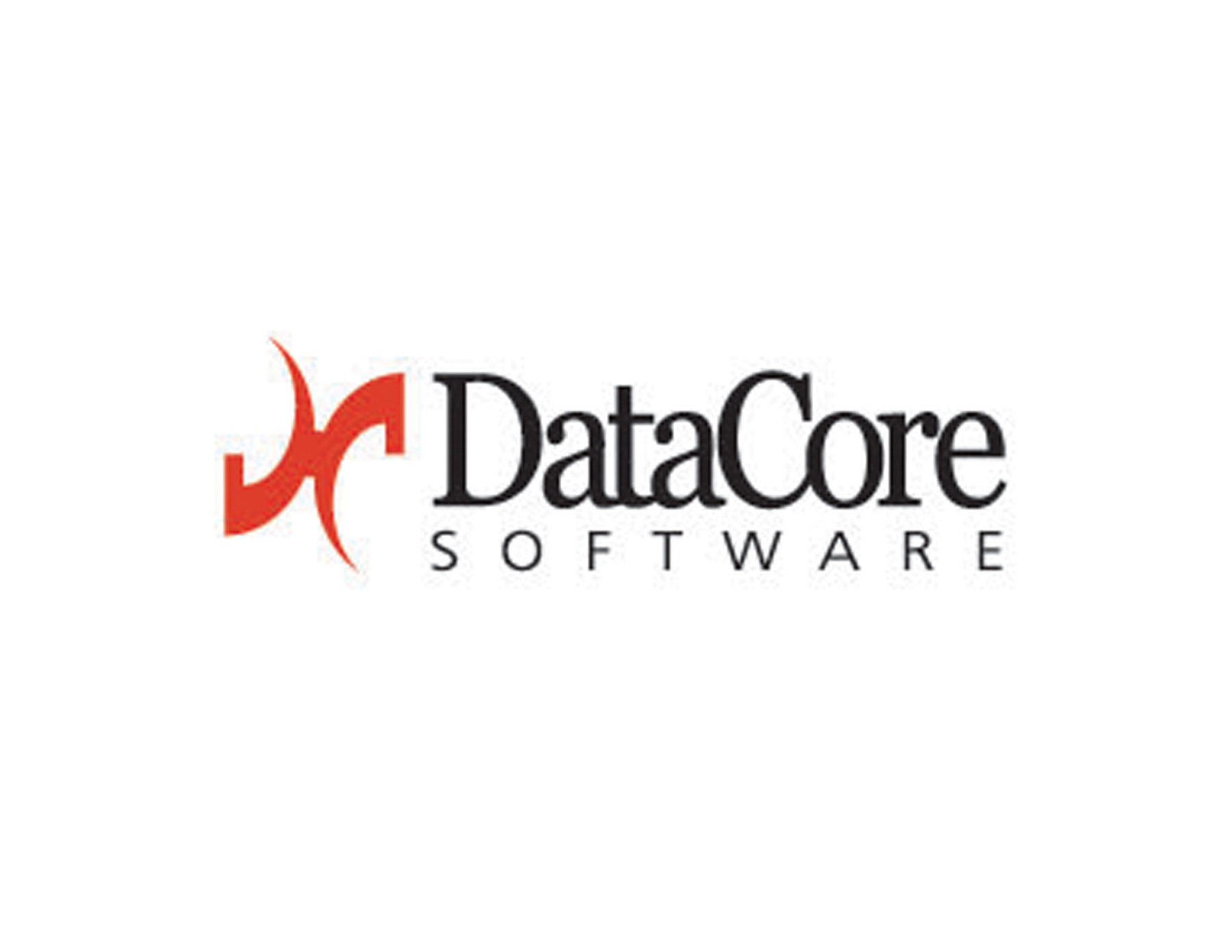 DataCore科技公司LOGO設(shè)計(jì)以紅色的DC簡(jiǎn)化后結(jié)合為圖案。