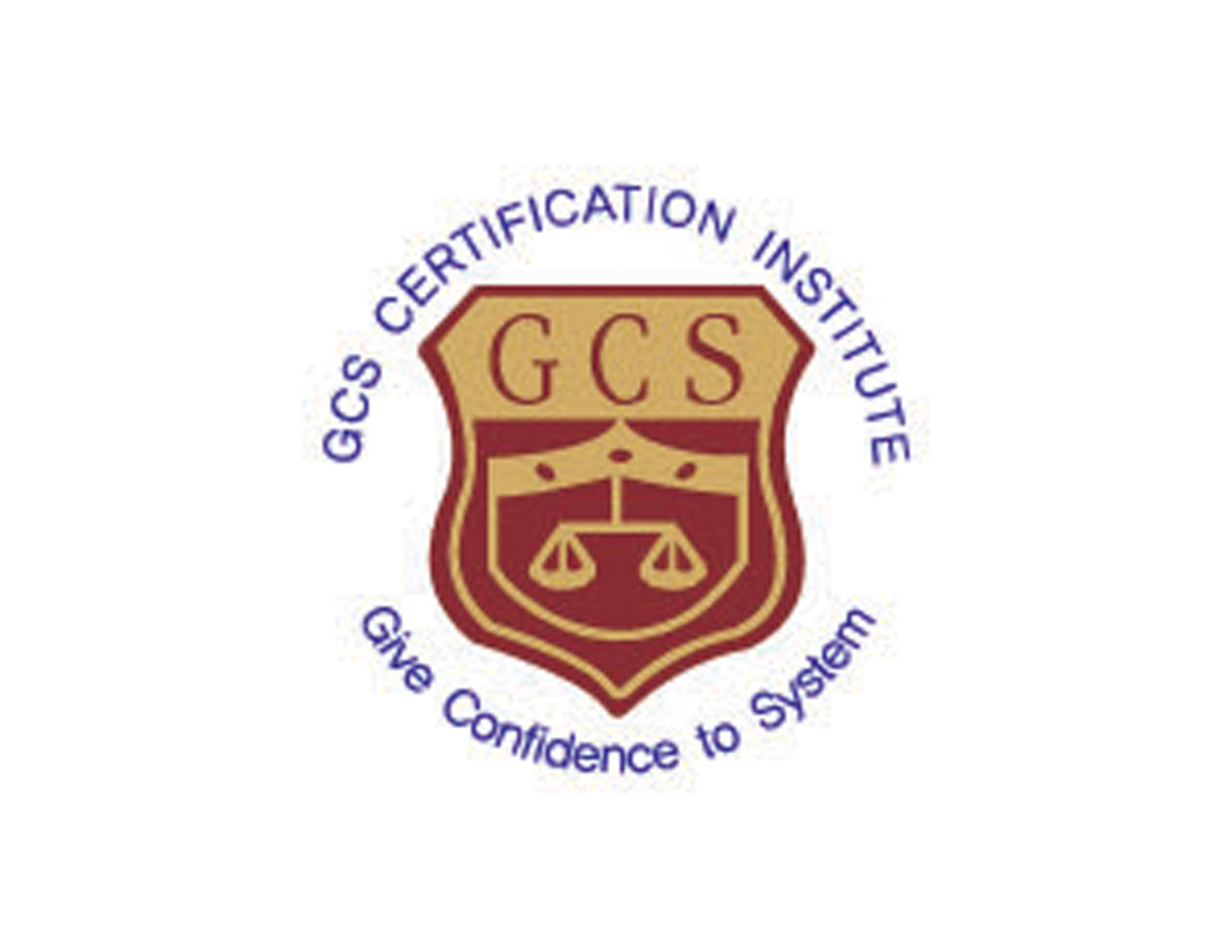 GCS深紅色的盾形加入天秤設計元素來體現(xiàn)律師行業(yè)特征